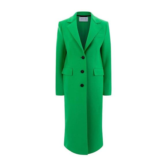 HARRIS WHARF Single Breasted Coat in Parakeet Green 46 L - Picture 4 of 4